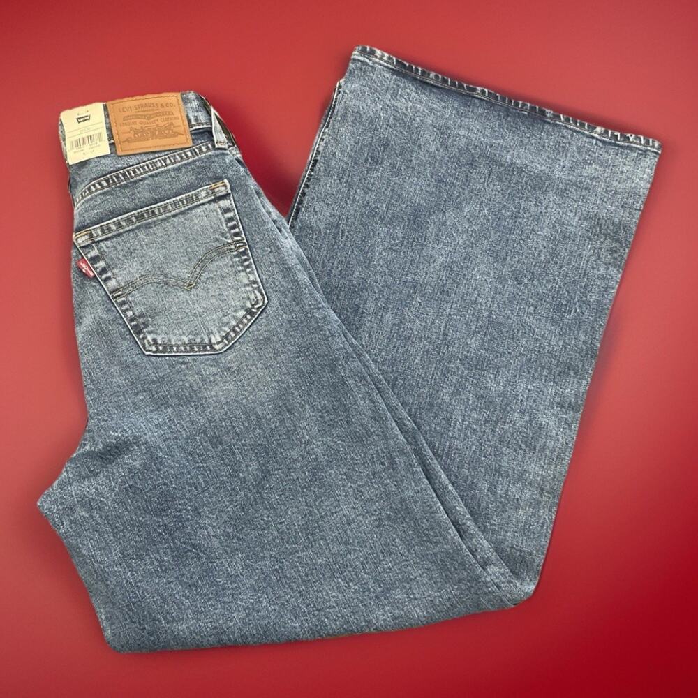 Levi's ® 728 Women's Wide Leg Jeans 29x32 Sweet Success NWT $99 Reg - Picture 2 of 10